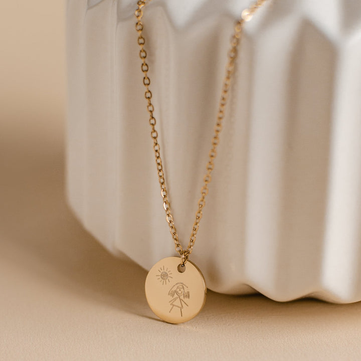 Collar Dibujo Personalizado Acero Inoxidable