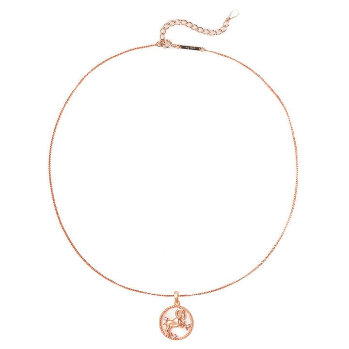 Collar Colgante Aries Plata de Ley 925