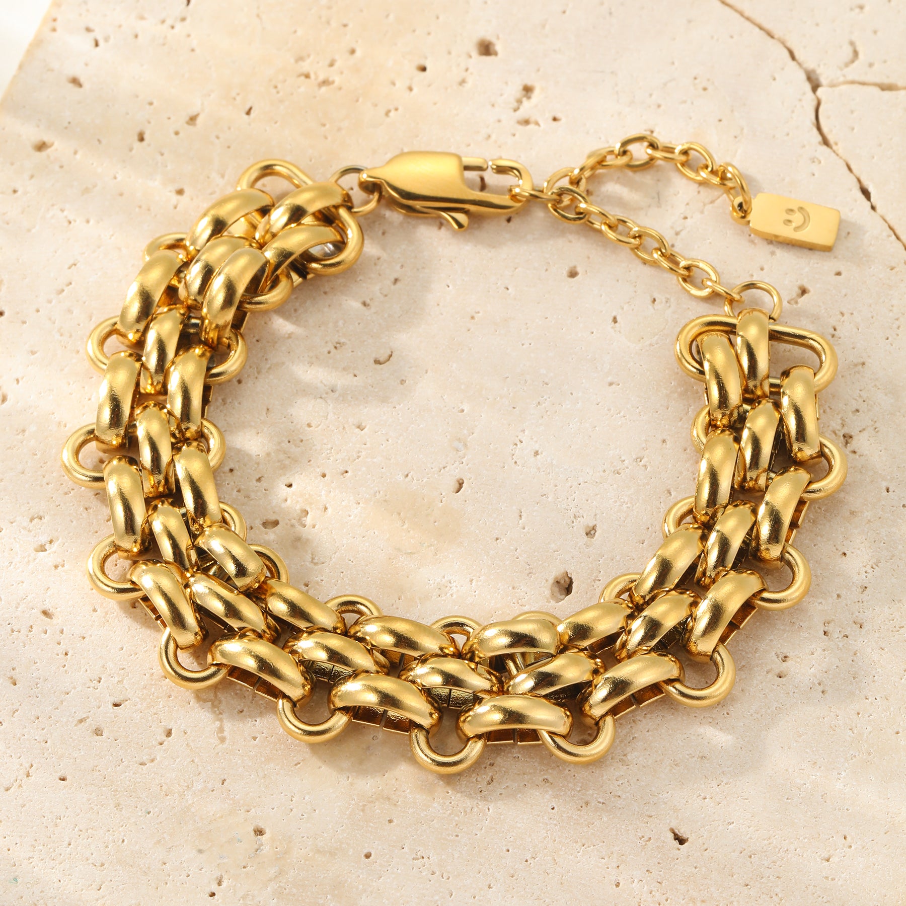 Bracelet Chaîne Entrelacée Bold Waterproof