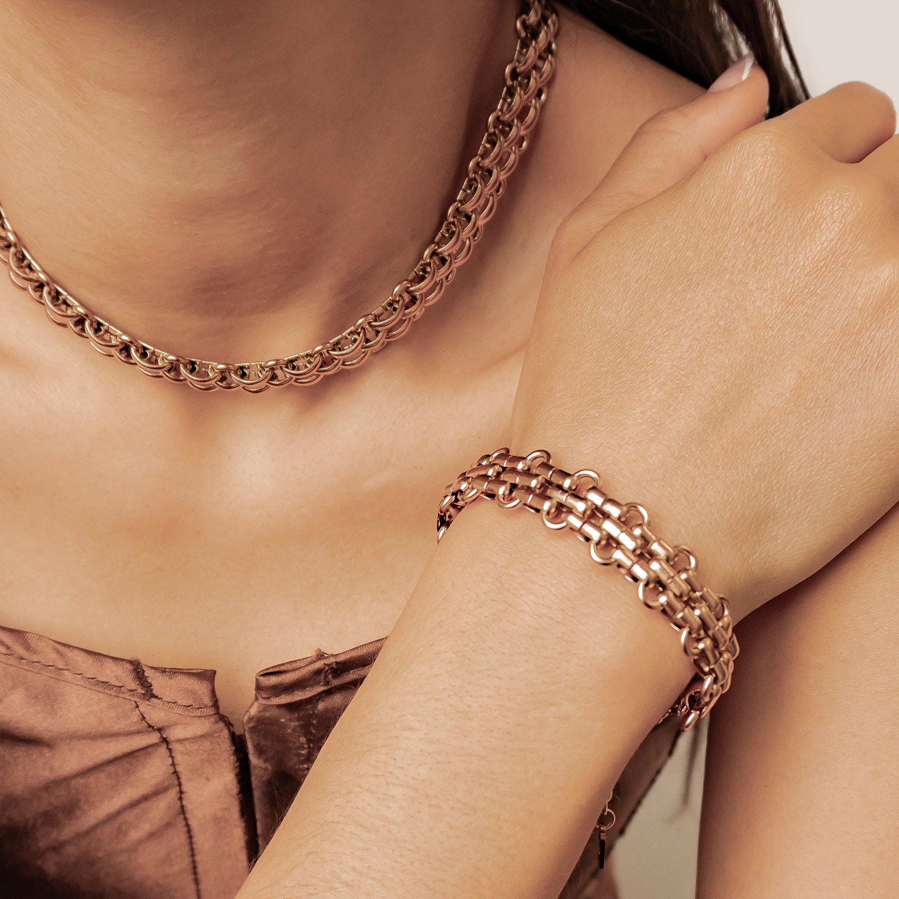 Bracelet Chaîne Entrelacée Bold Waterproof