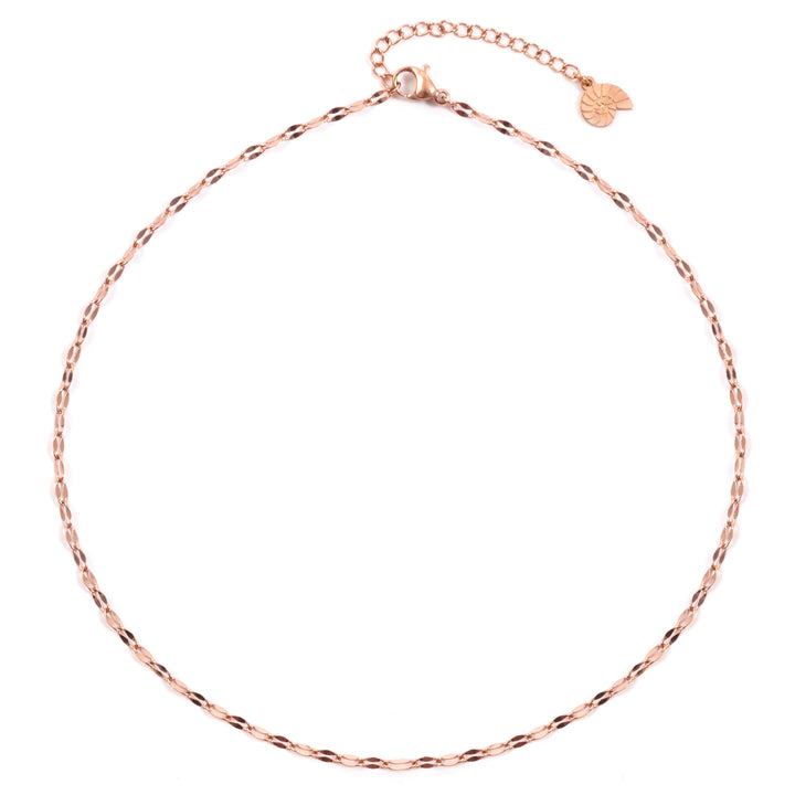 Choker Delicado en Oro Rosa