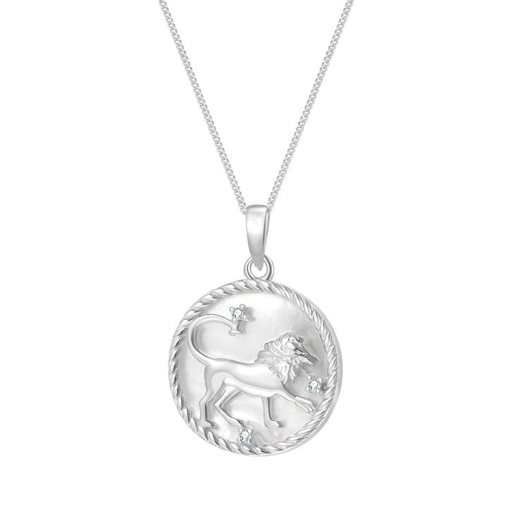 Collar Colgante Leo Plata de Ley 925