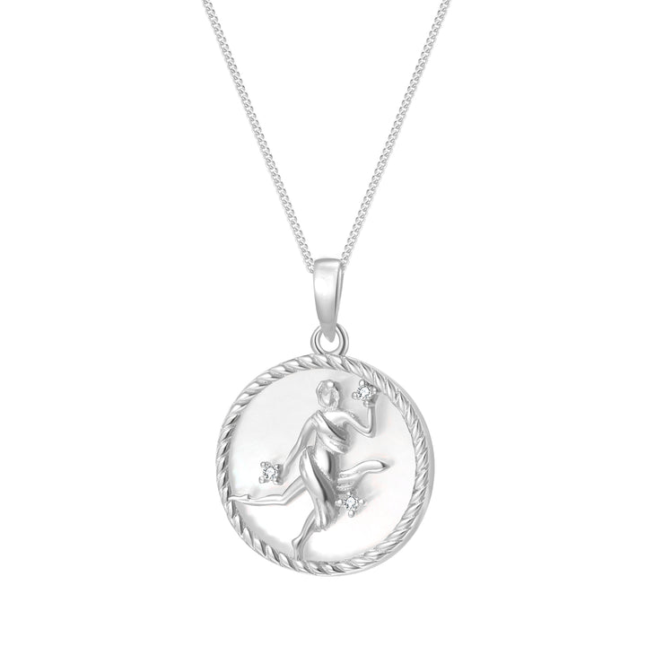 Collar Colgante Virgo Plata de Ley 925