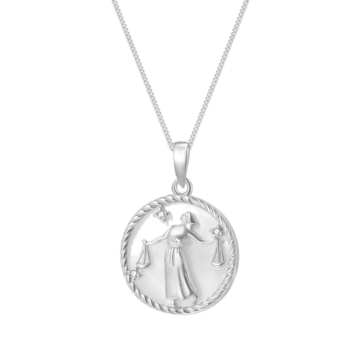 Collier pendentif zodiaque Balance