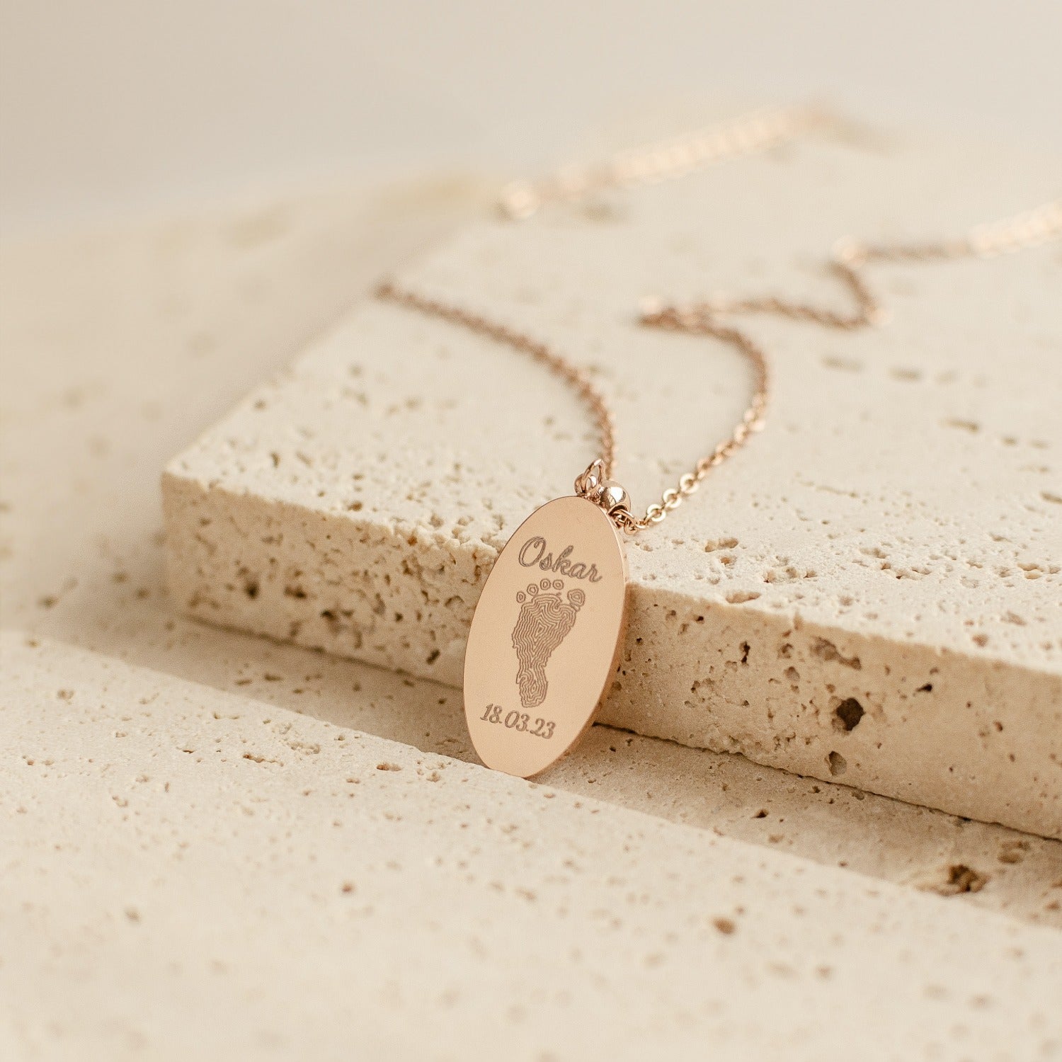 Collar Grabable Huella Mano o Pie