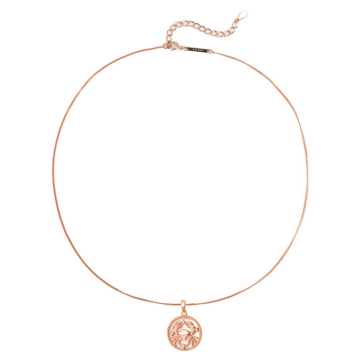 Collier pendentif zodiaque Cancer