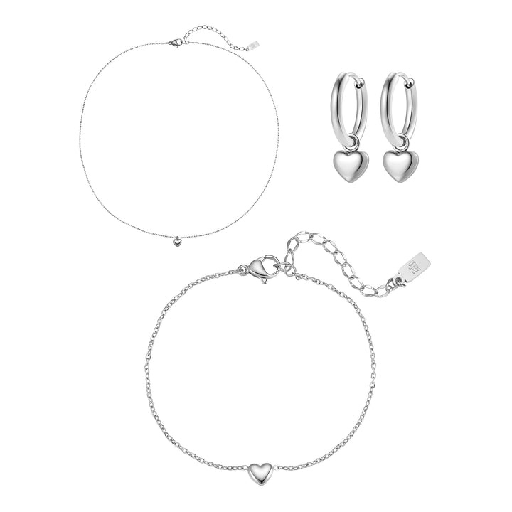 Ensemble Bijoux Cœur Épais Waterproof