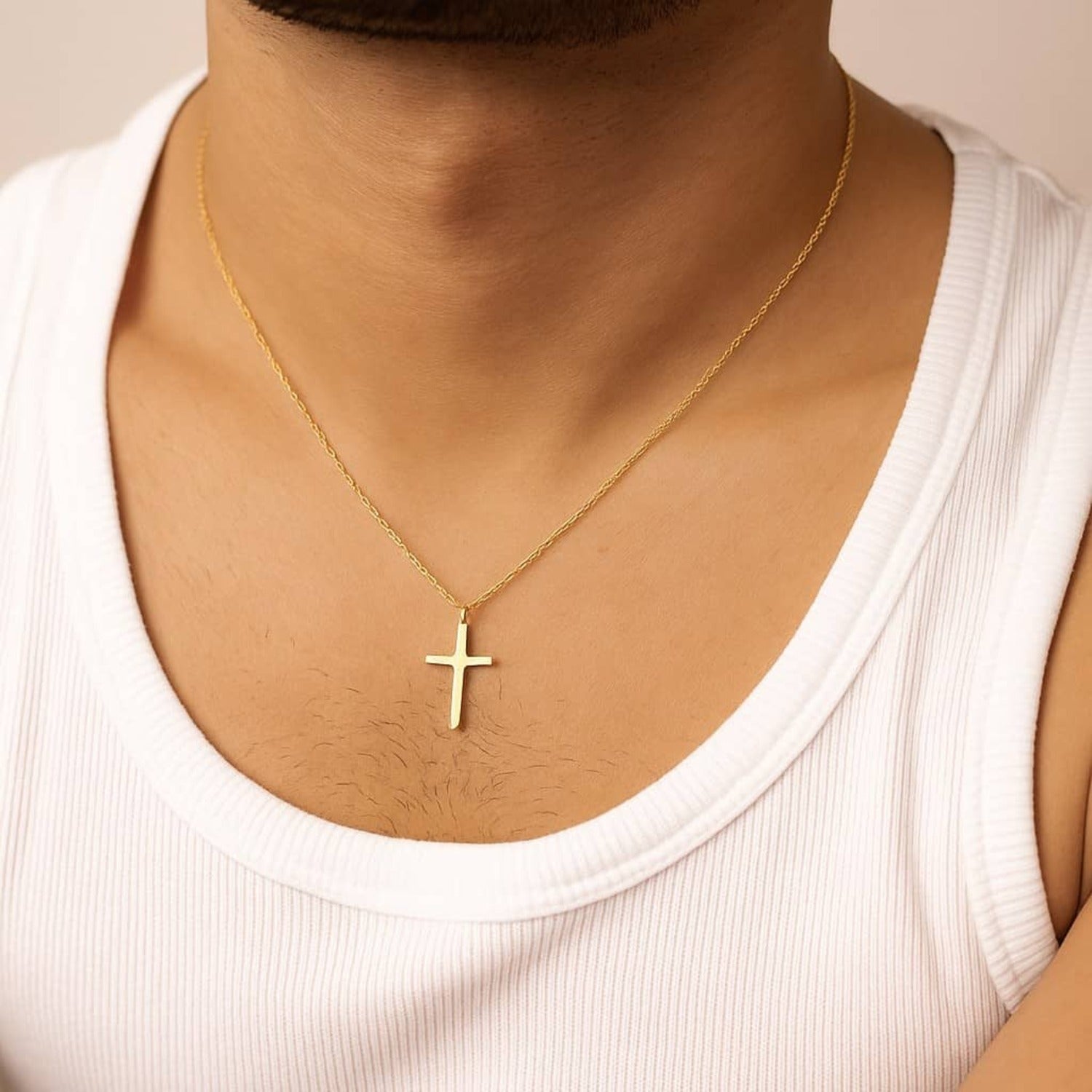 Collar con Colgante Cruz Waterproof 55-60cm