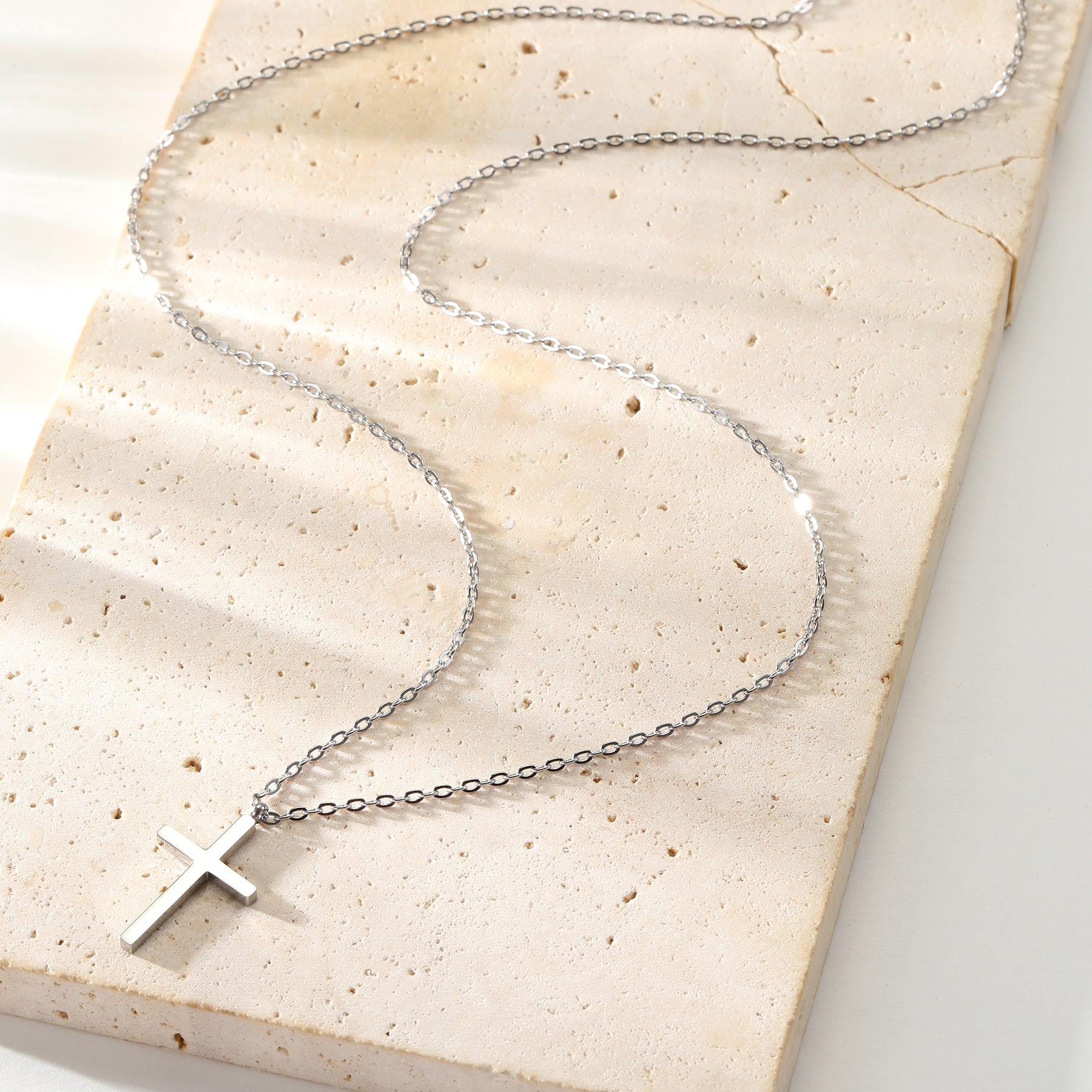 Collar con Colgante Cruz Waterproof 55-60cm