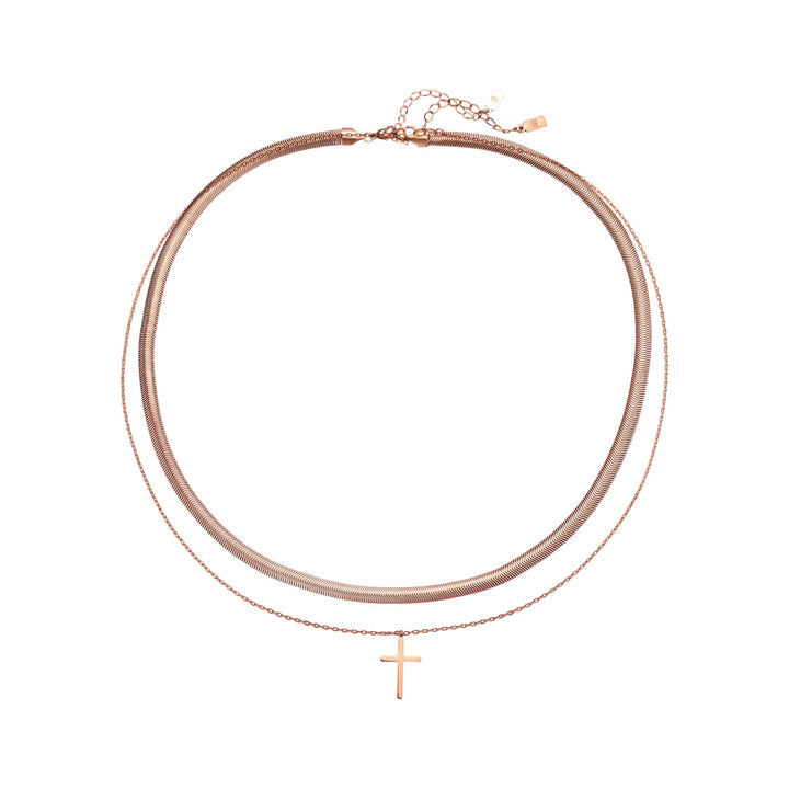 Cross & Snake Chain Jewelry Set Men Waterproof