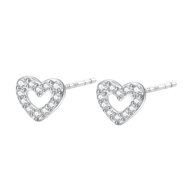 Amore Herz Ohrstecker 14K Gold