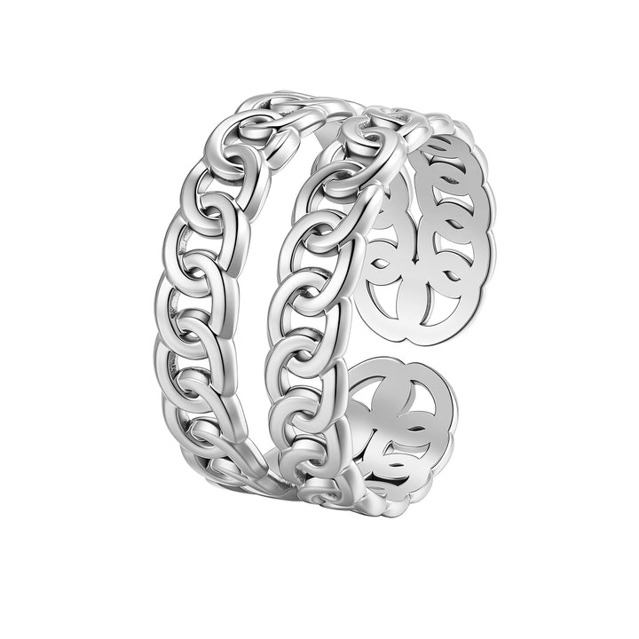 Doppelketten Open Ring – Wasserfest