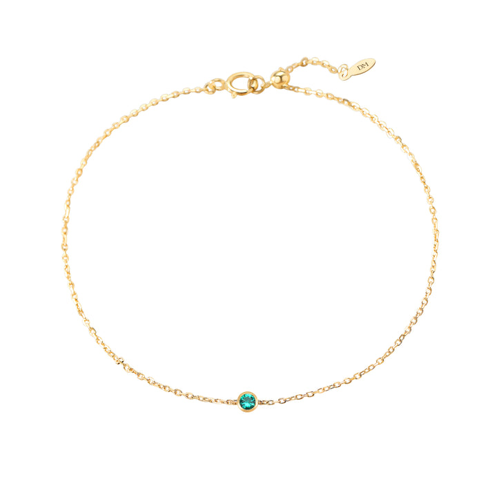 Evergreen Soul 14K Gold Emerald Bracelet