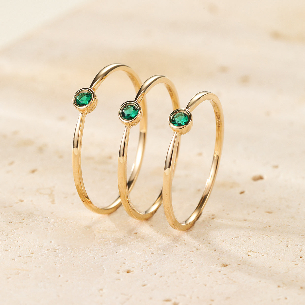 Evergreen Soul 14K Gold Emerald Ring