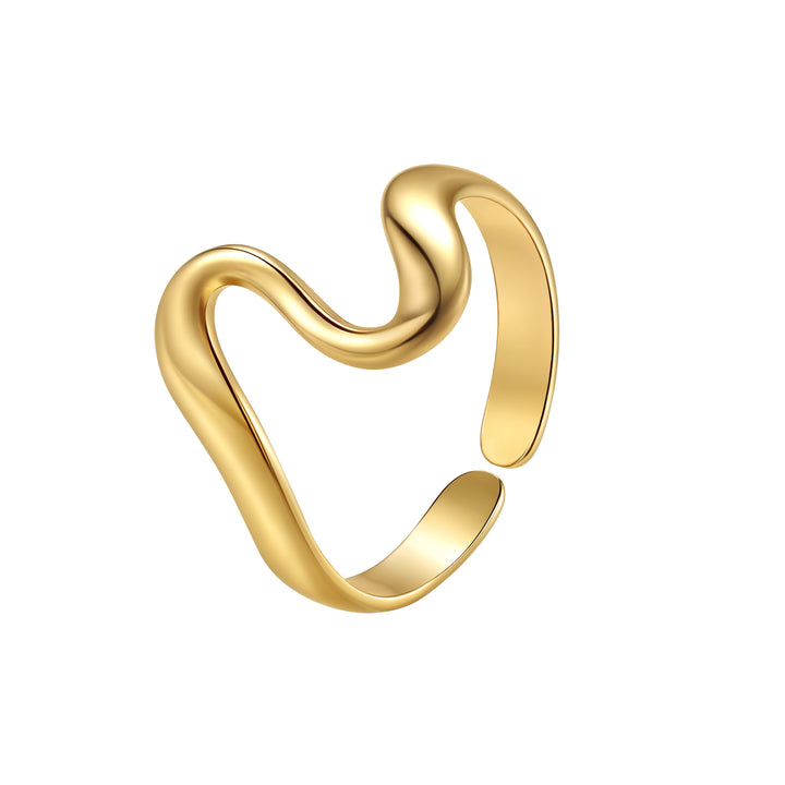 Offener Ring Fluid Heart