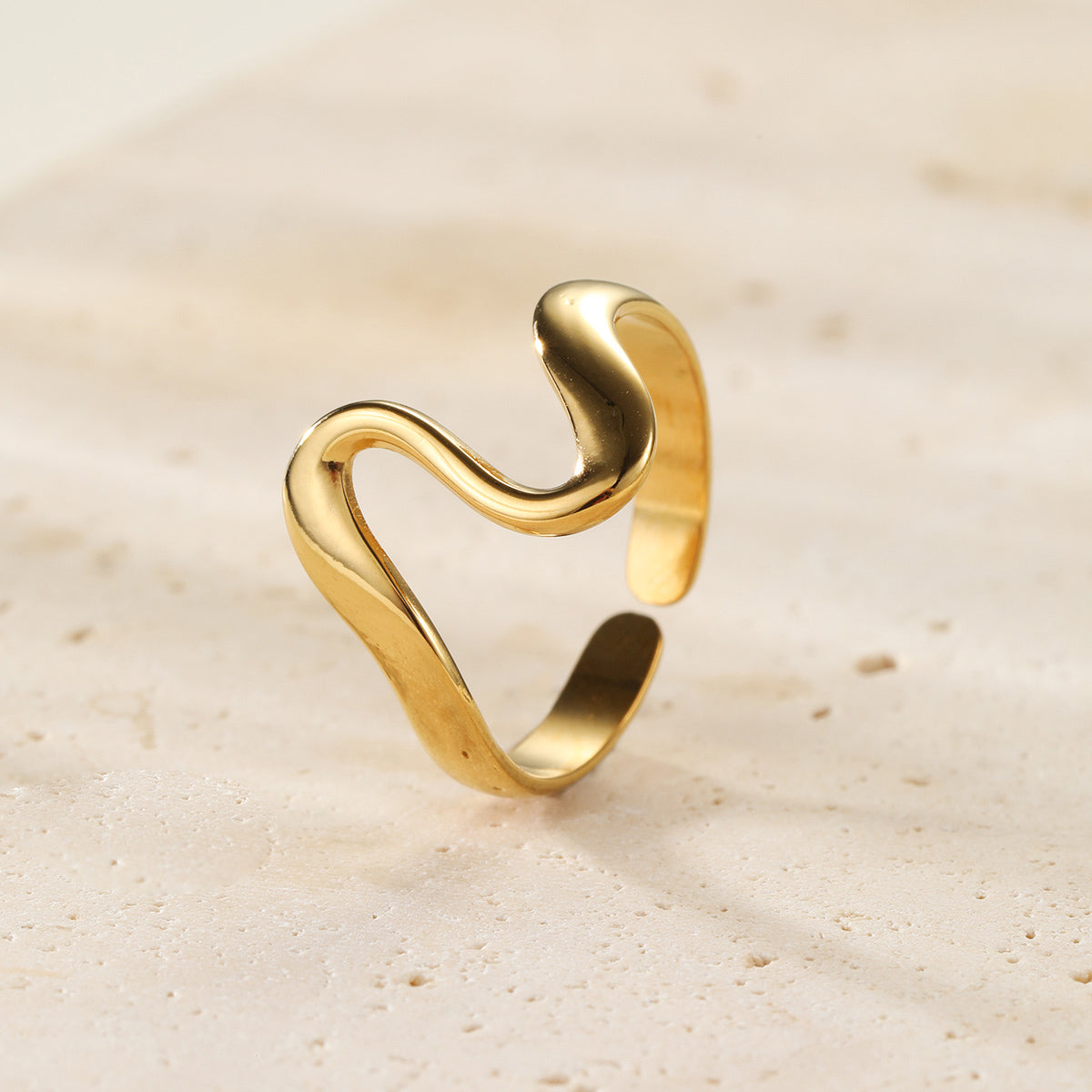 Offener Ring Fluid Heart