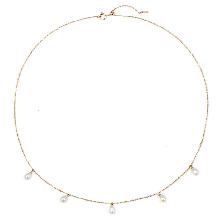 Irreplaceable Pearl Necklace 14K Gold