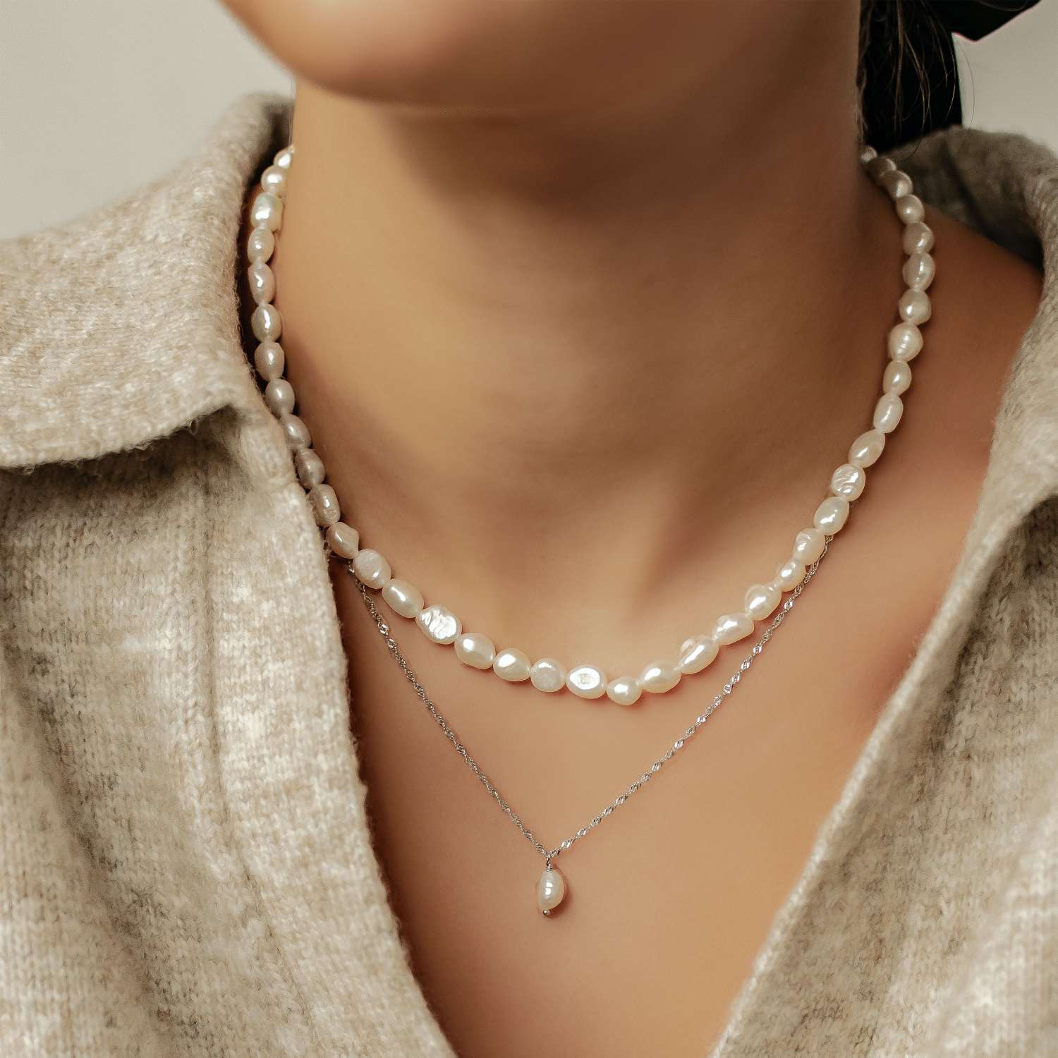 Harmony Necklace Set Sterling Silver