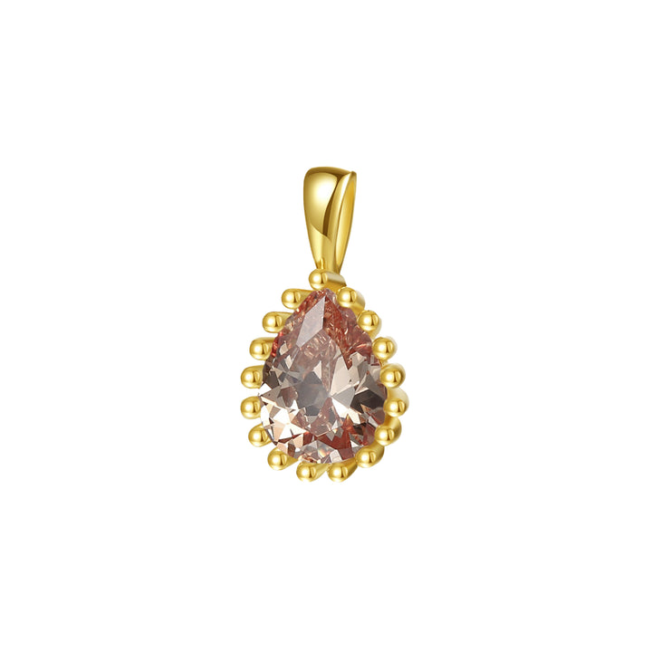 Collar Birthstone Enero Granate Plata de Ley 925