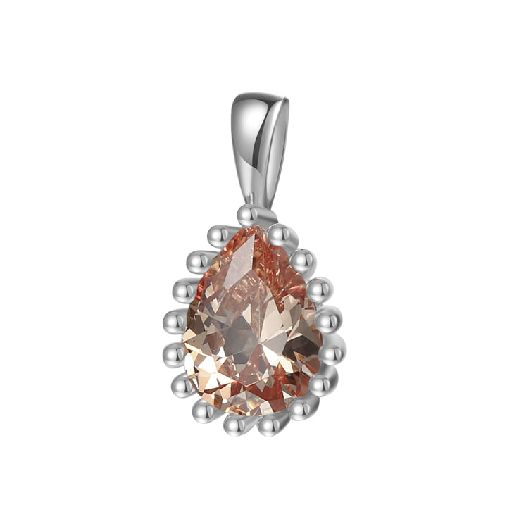Collar Birthstone Enero Granate Plata de Ley 925