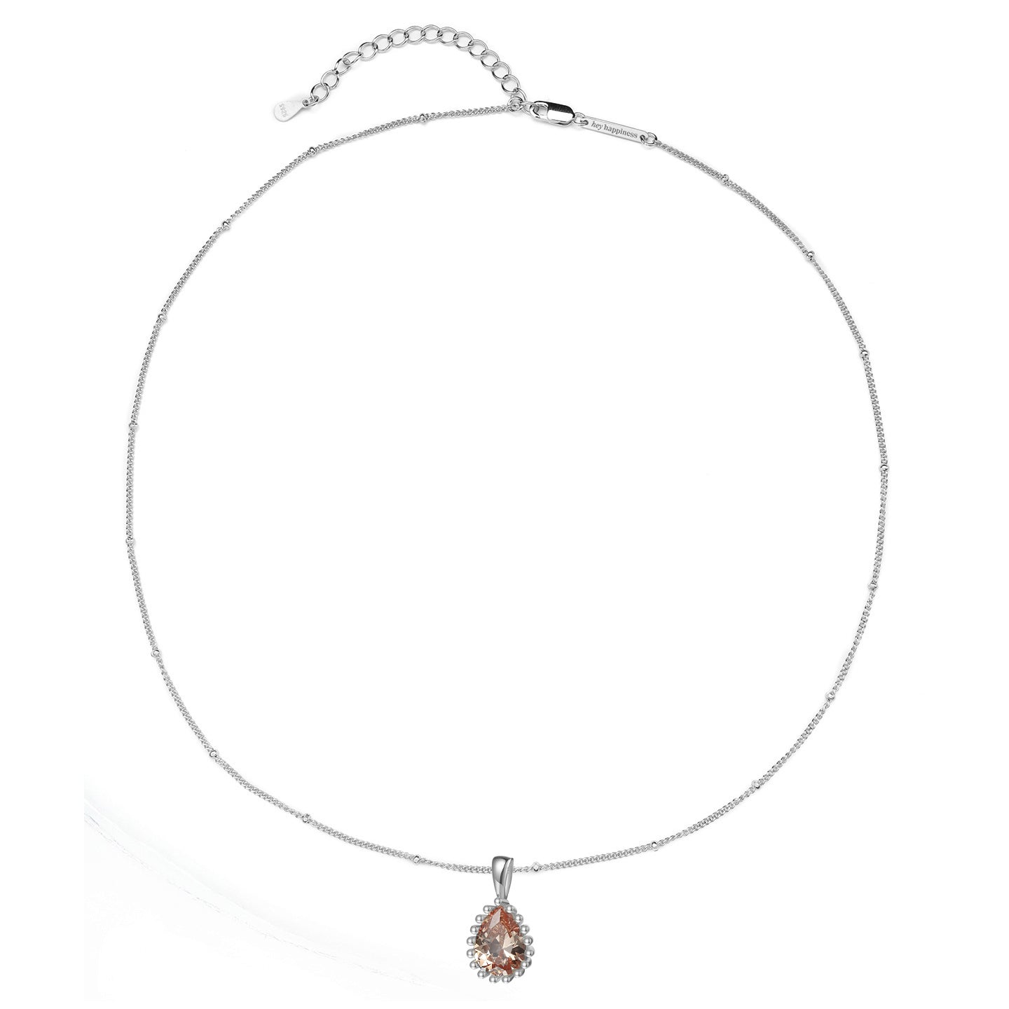 Collier Pierre de Naissance Janvier Grenat Argent Sterling