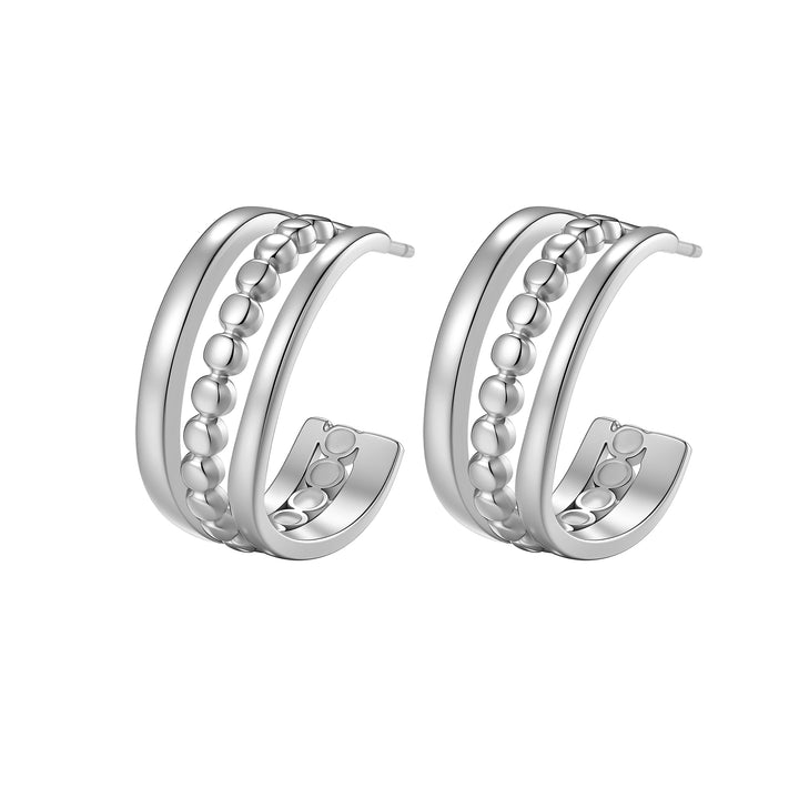 Créoles Perles Multirangs – Waterproof