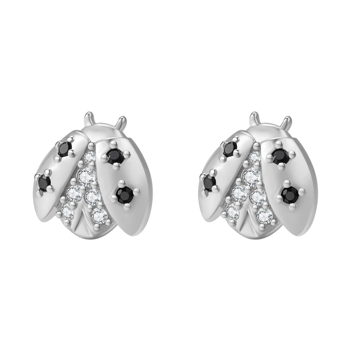 Clous d’oreilles Coccinelle Chanceuse Sterling Argent