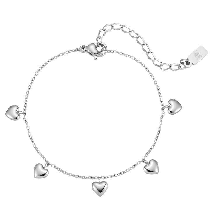 Pulsera Corázon Chunky Múltiples Waterproof