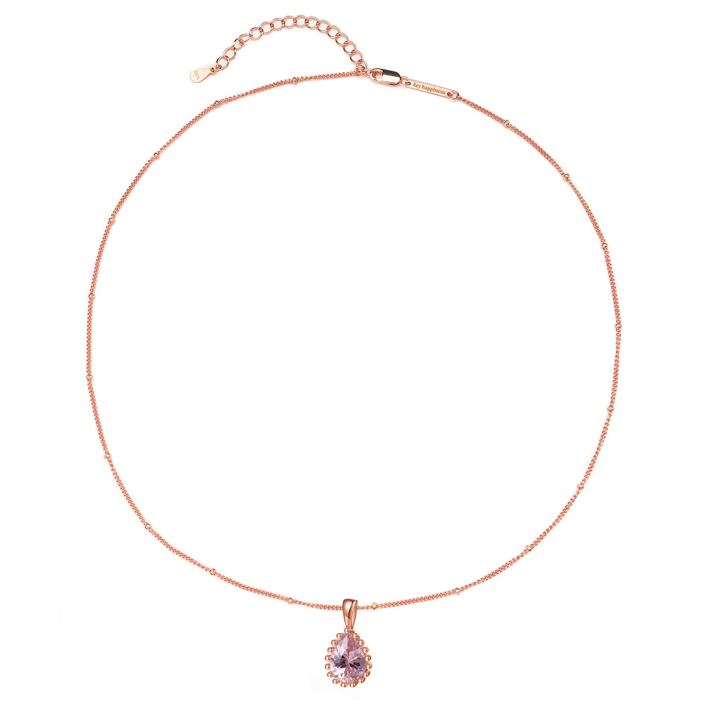 Collier Pierre de Naissance Octobre Tourmaline Argent Sterling