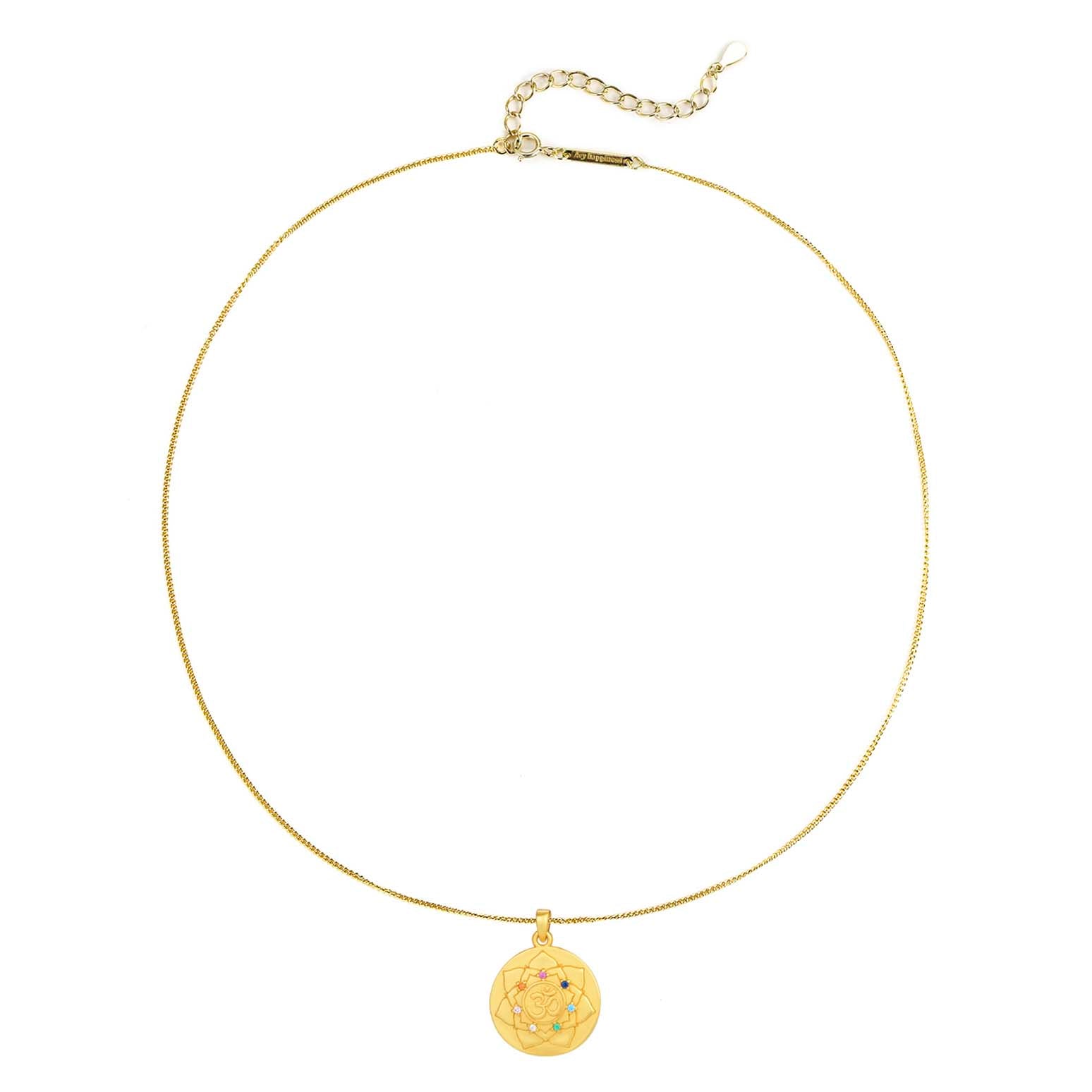 Collier Pendentif Paix et Positivité Connaissance Argent Sterling