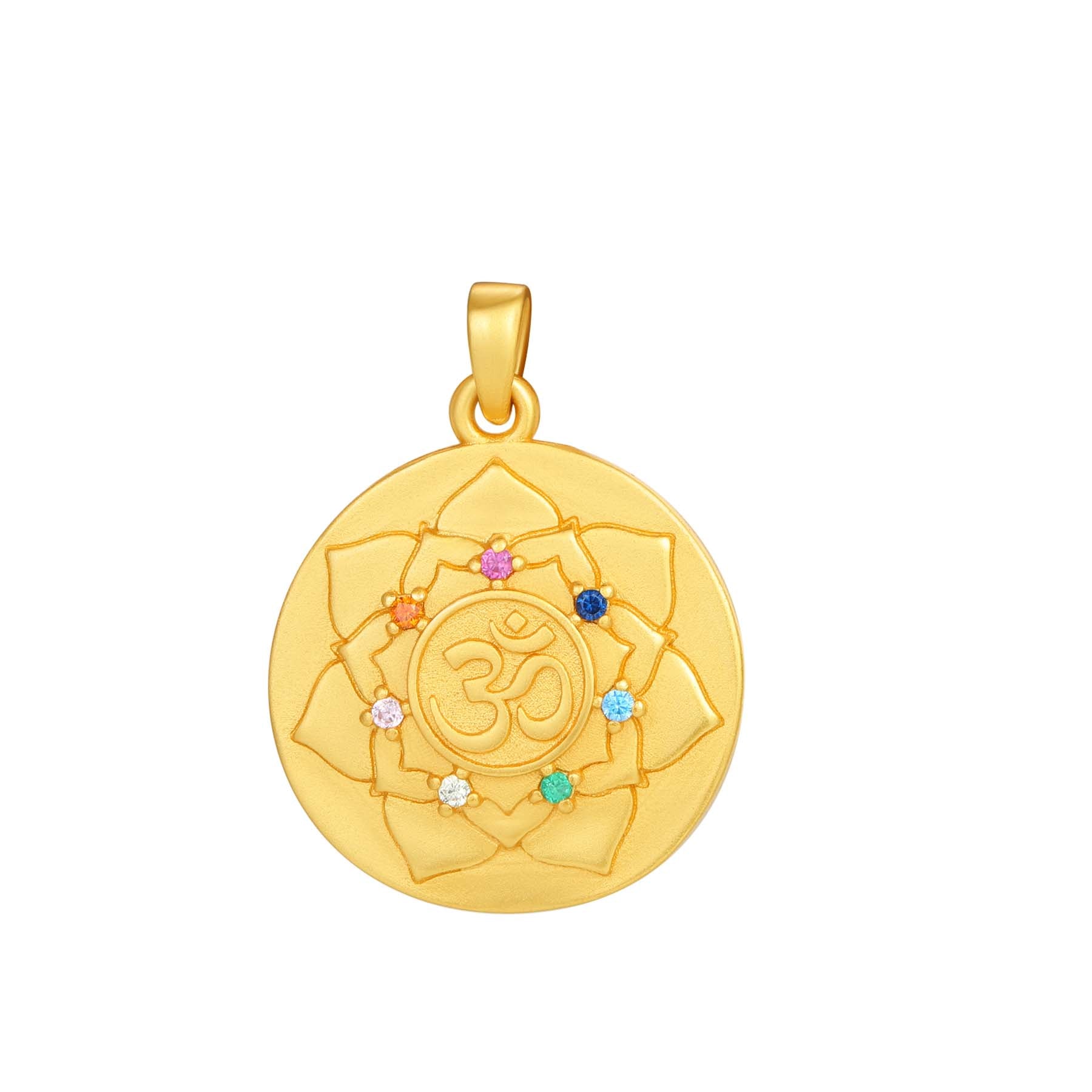Collier Pendentif Paix et Positivité Connaissance Argent Sterling
