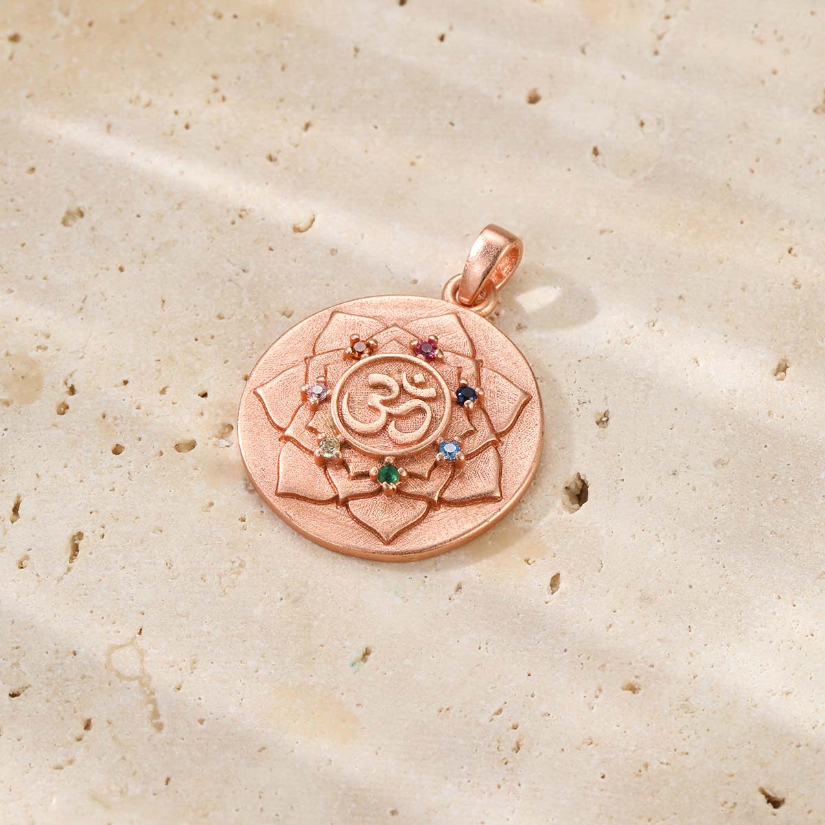 Collier Pendentif Paix et Positivité Connaissance Argent Sterling