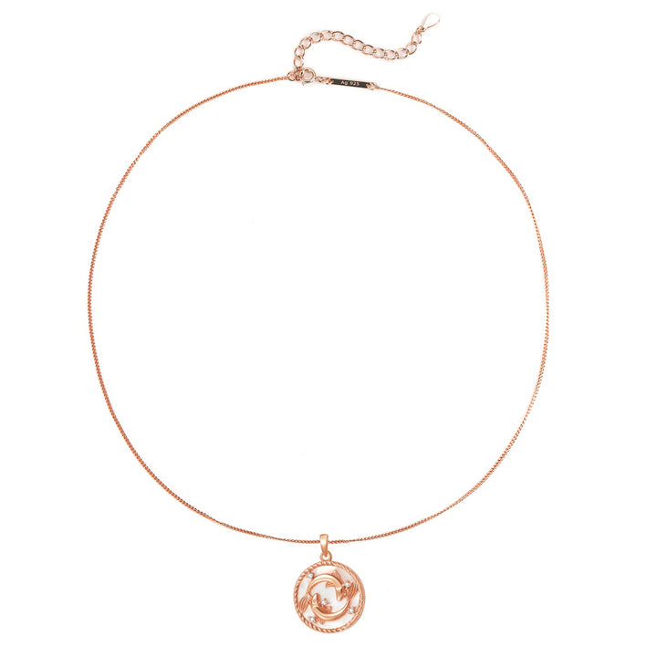 Collier pendentif zodiaque Poissons