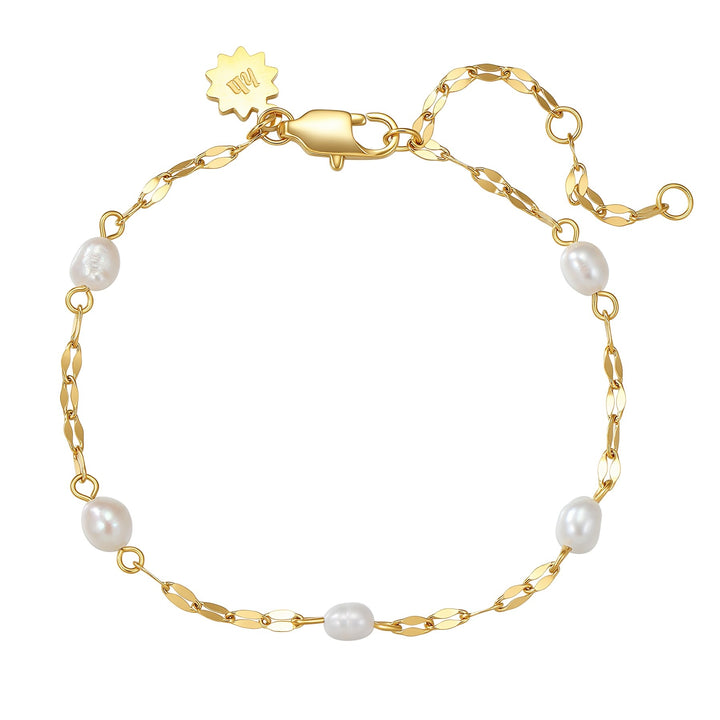 Bracelet Rolo avec Perle – Waterproof