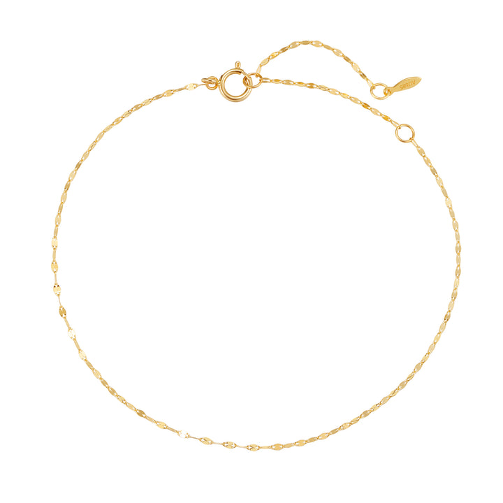 Brazalete Rolo Brillo Oro 14K