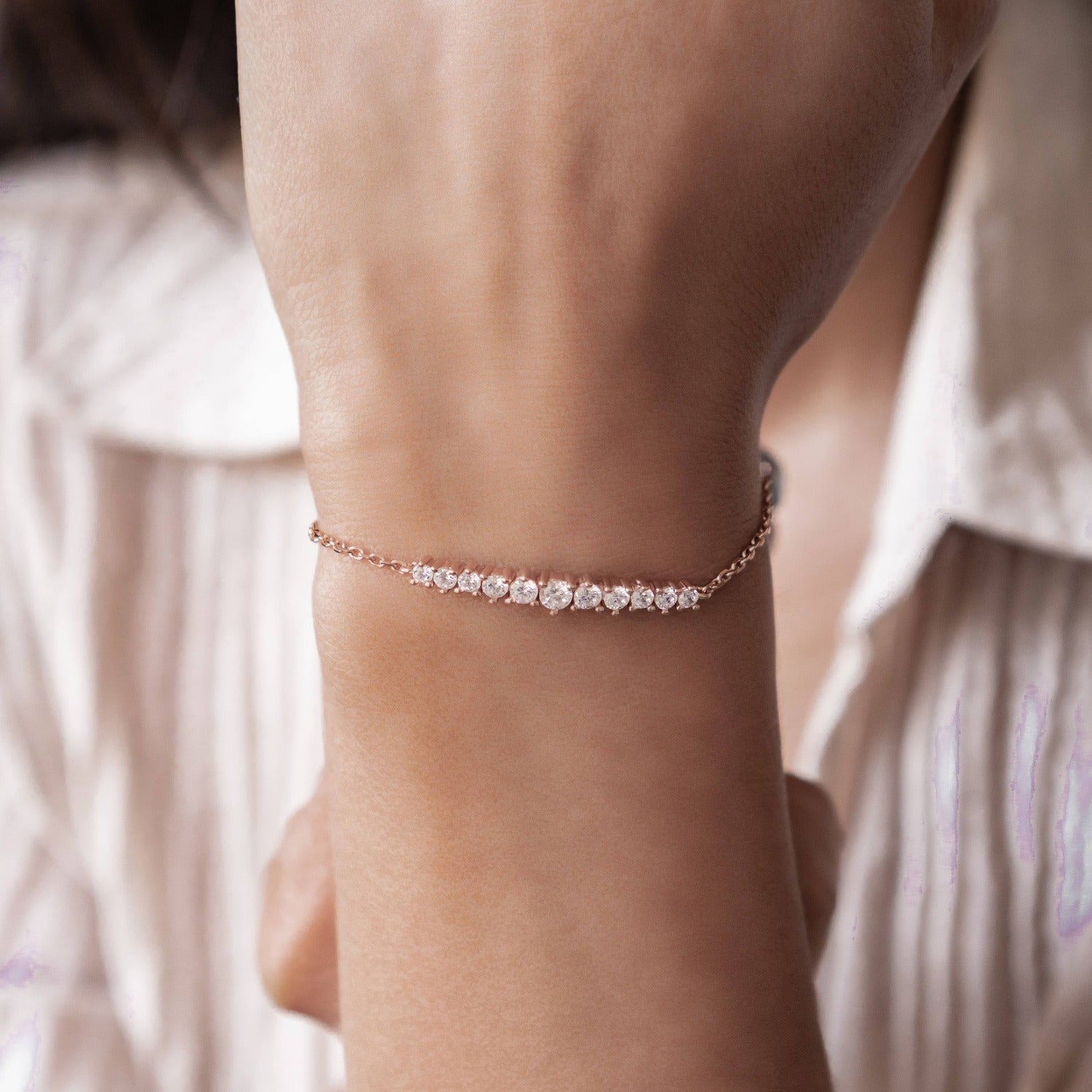 Bracelet Tennis Glow Argent Sterling