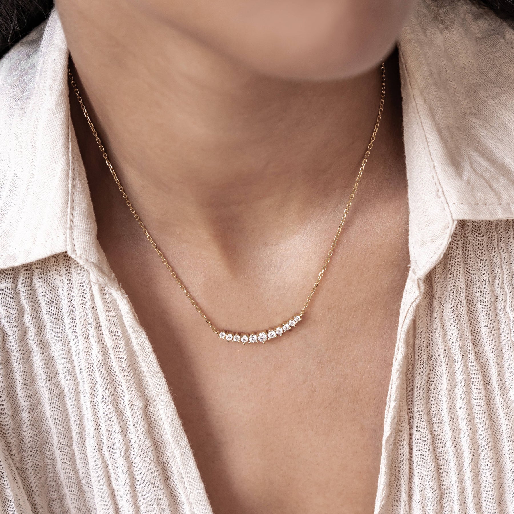 Collier Tennis Glow Argent Sterling