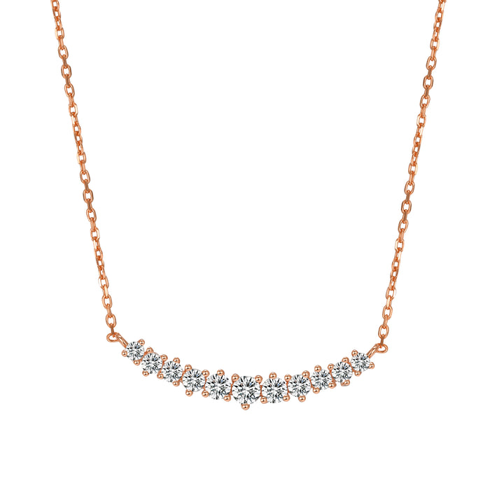 Tennis Glow Necklace Sterling Silver