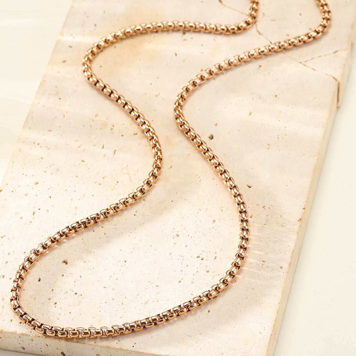 Collar Cadena Cuadrada Waterproof