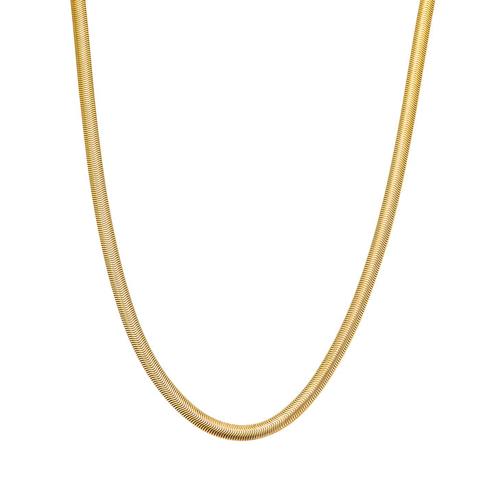 Breite Schlangenketten-Halskette Wasserdicht 55–60 cm