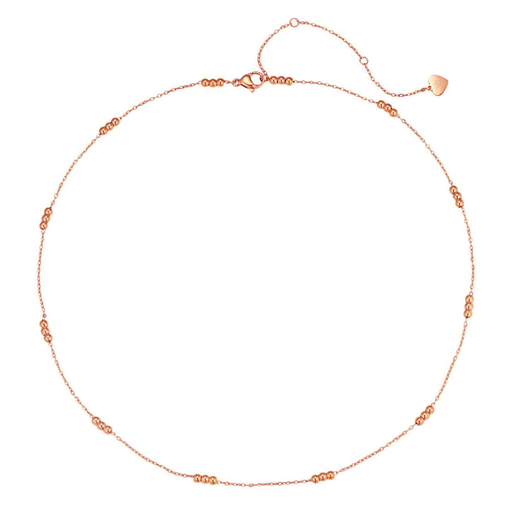 Three Satellite Chain Necklace Waterproof