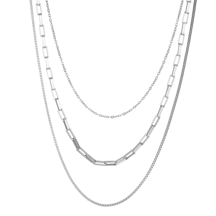 Dreireihige Kette mit Geometrischen Gliedern Wasserfest