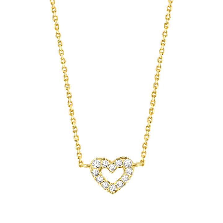 Collar Colgante Amore Oro Macizo de 14k