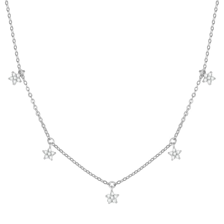 Collier Bloom Charm Sterling Argent