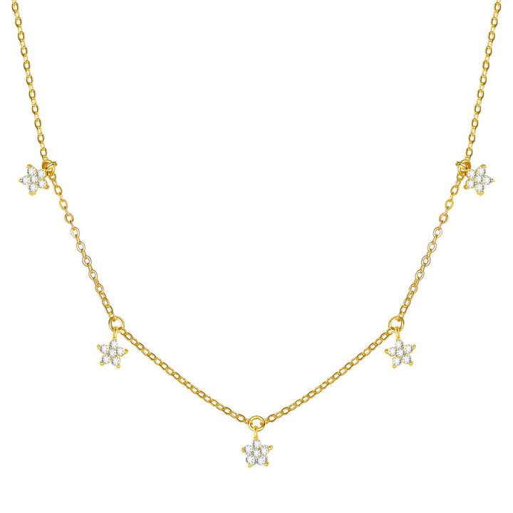 Collier Bloom Charm Sterling Argent