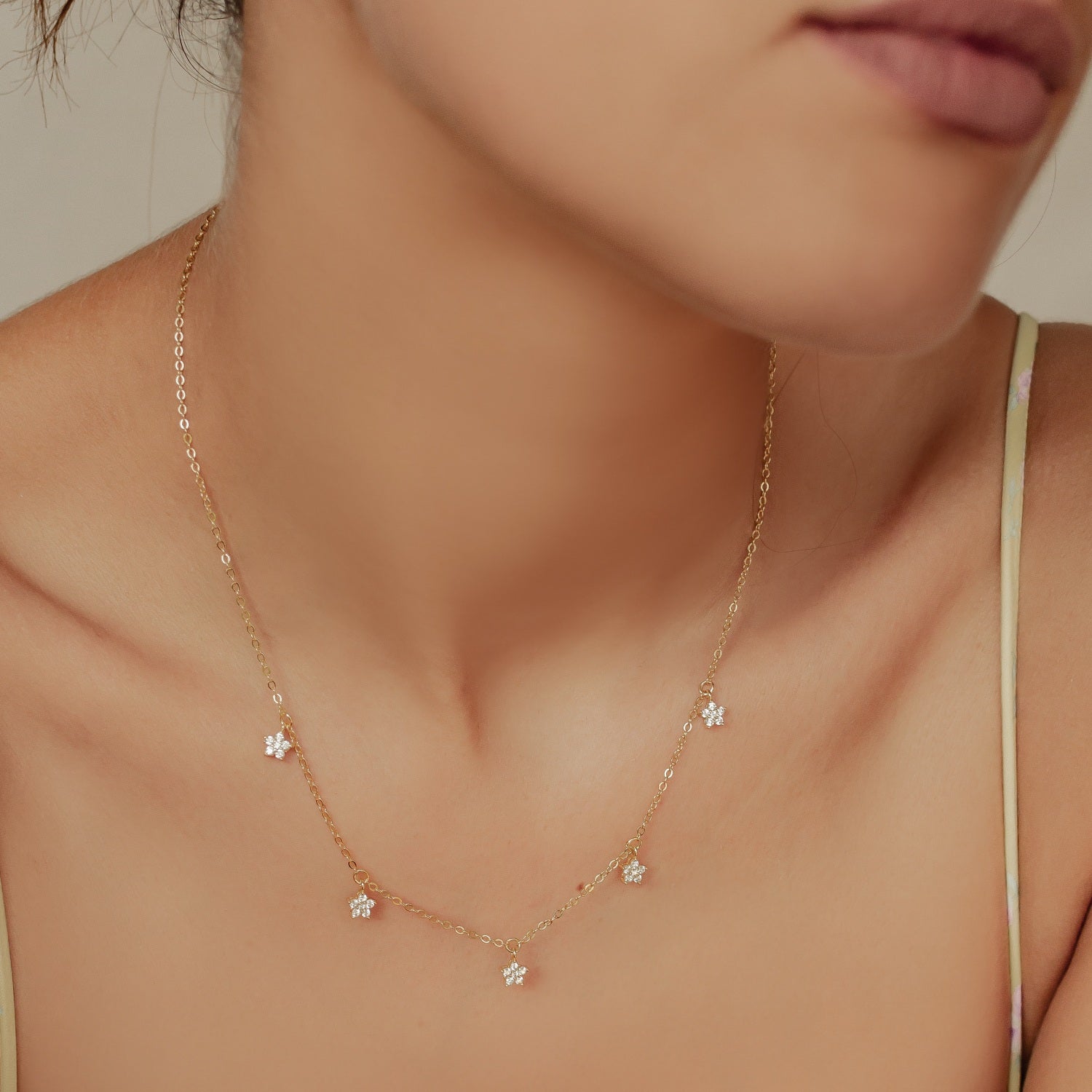 Collier Bloom Charm Argent Sterling