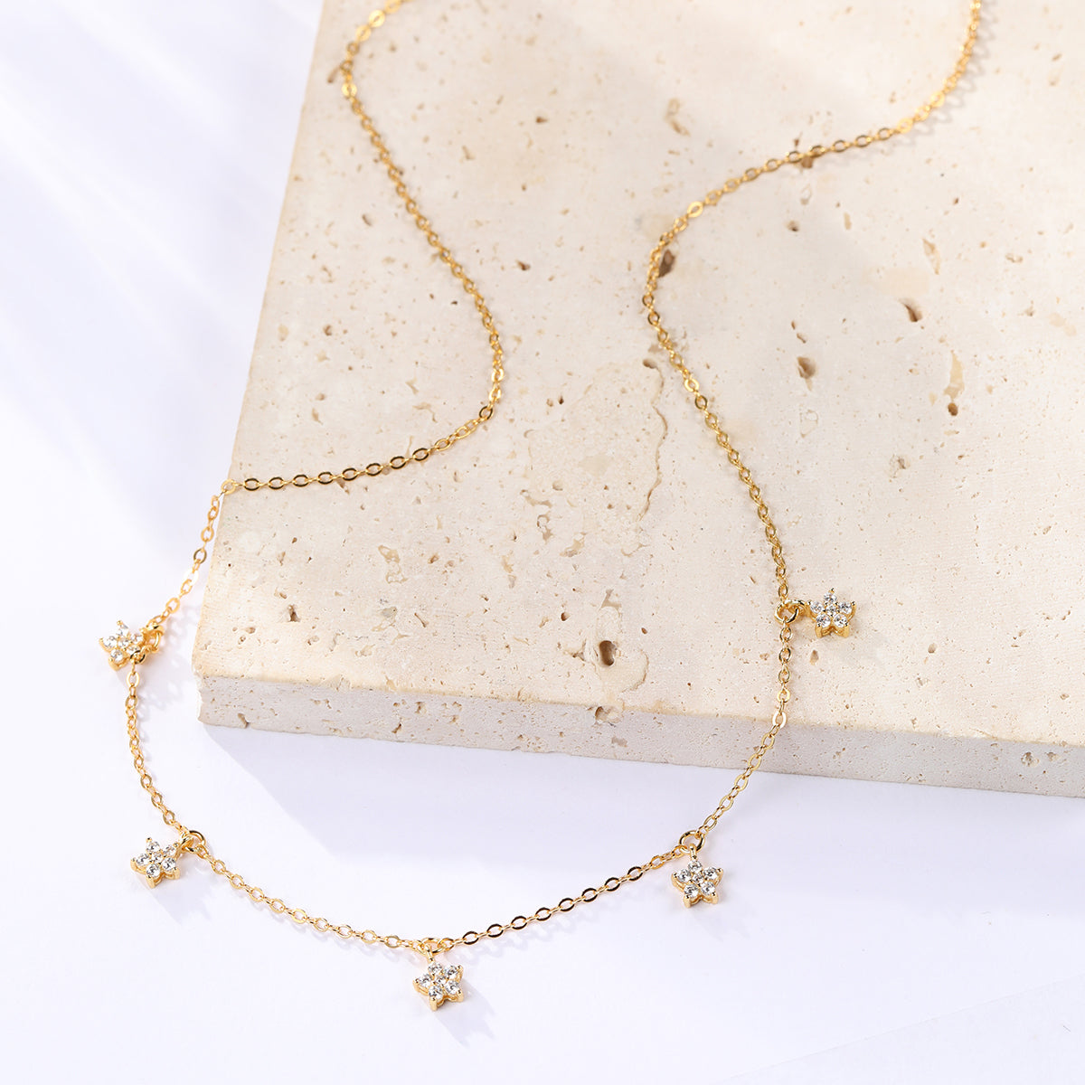 Collier Bloom Charm Argent Sterling