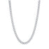 Chunky Curb Chain Necklace Silver