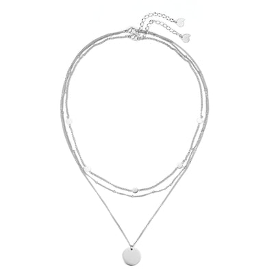 Circle Necklace Layering Set
