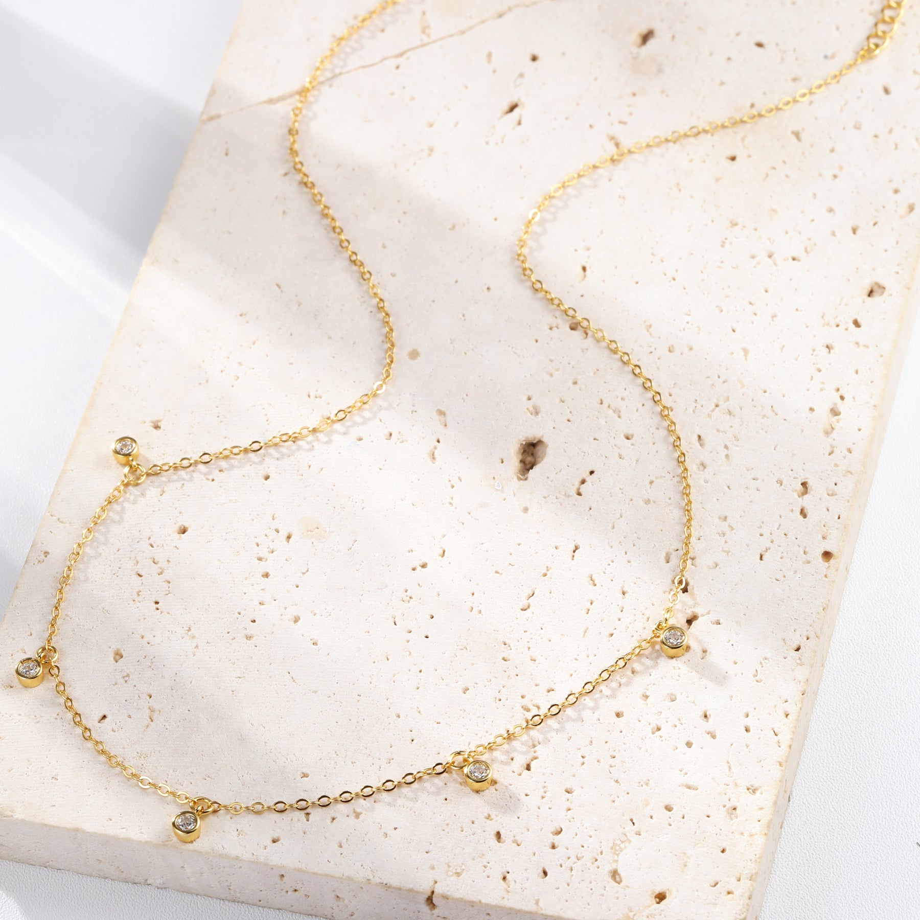 Collier Brillant Charm Argent Sterling